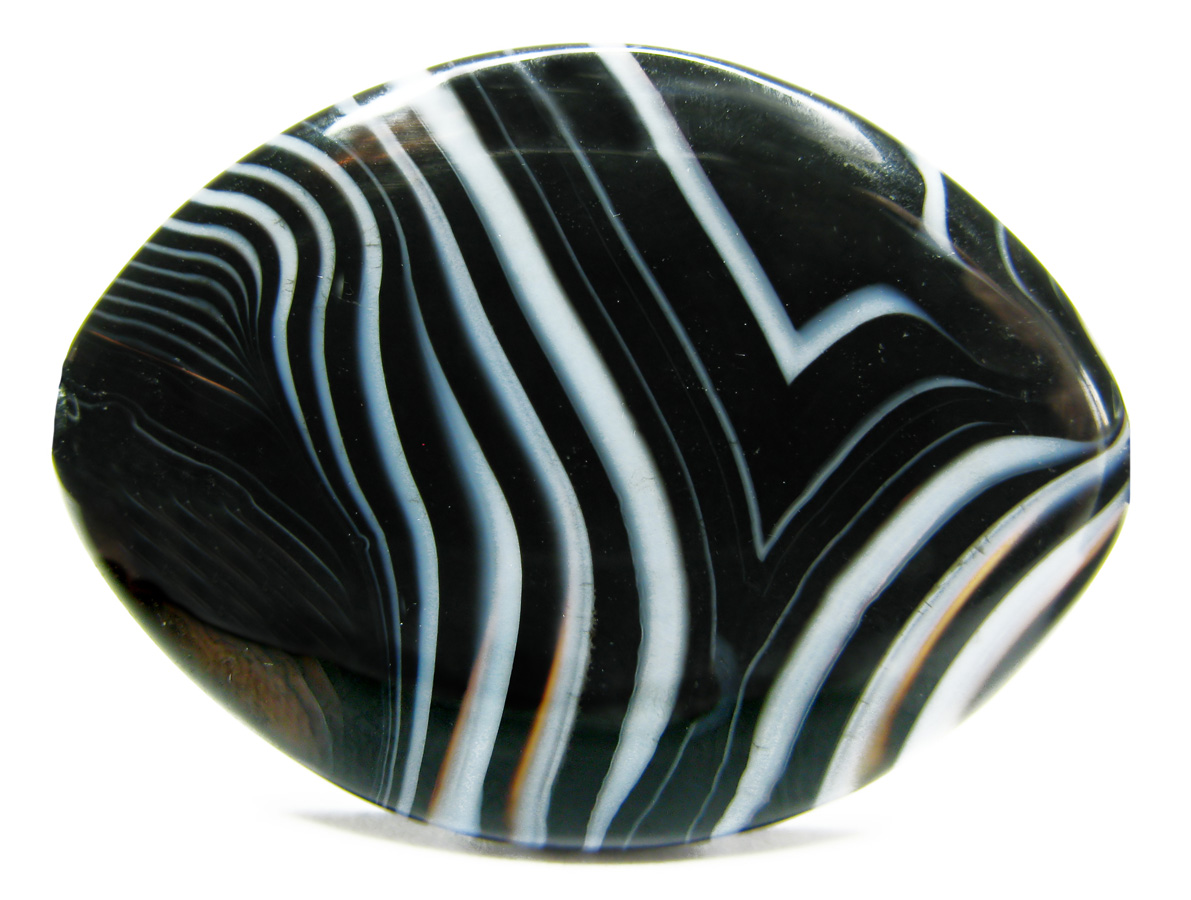 black striped agate